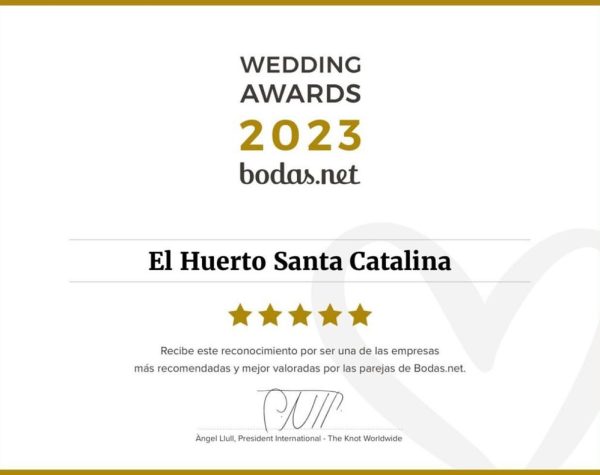 WEDDING ADWARDS 2023 Santa Catalina
